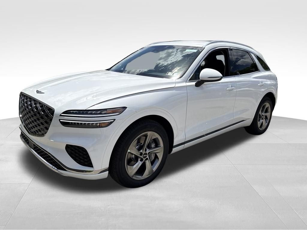 2026 Genesis GV70 2.5T in Uyuni White — front three-quarter view