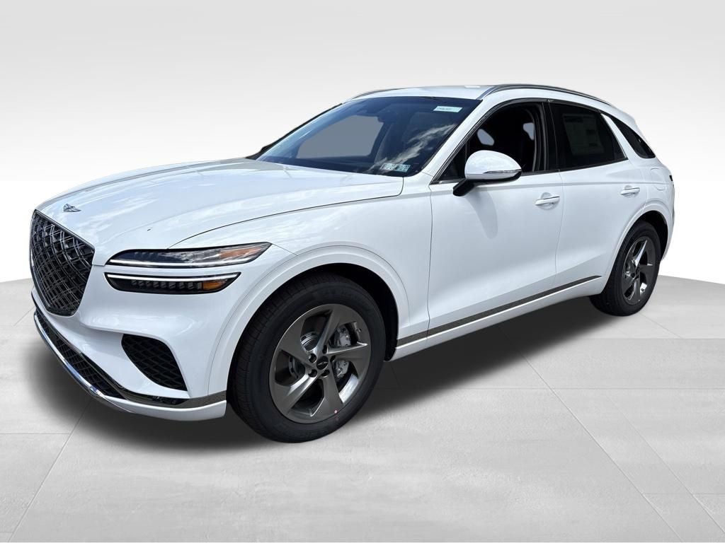 2026 Genesis GV70 2.5T in Uyuni White — front three-quarter view