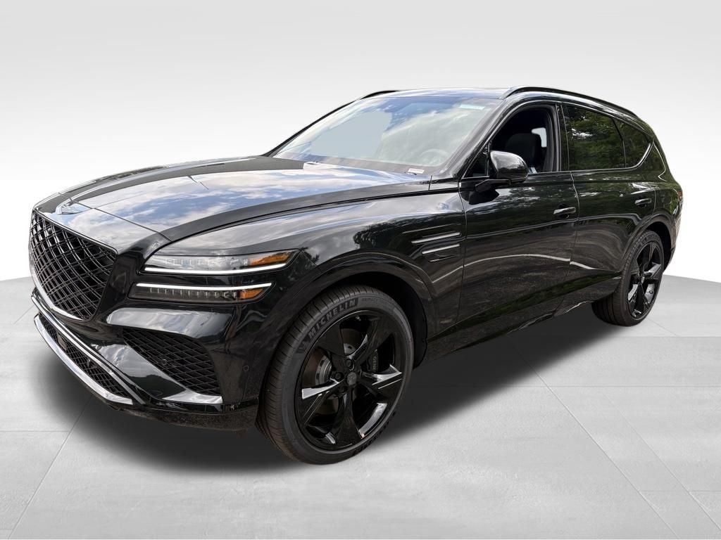2026 Genesis GV80 3.5T Prestige Black in Vik Black — front three-quarter view